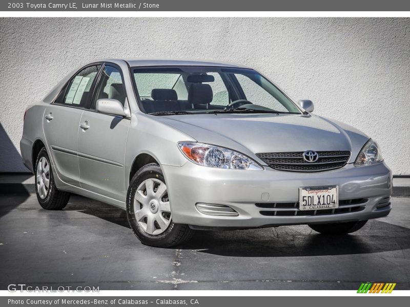 Lunar Mist Metallic / Stone 2003 Toyota Camry LE