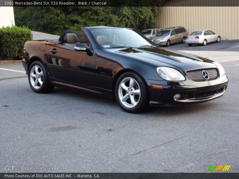 Black / Charcoal 2002 Mercedes-Benz SLK 320 Roadster