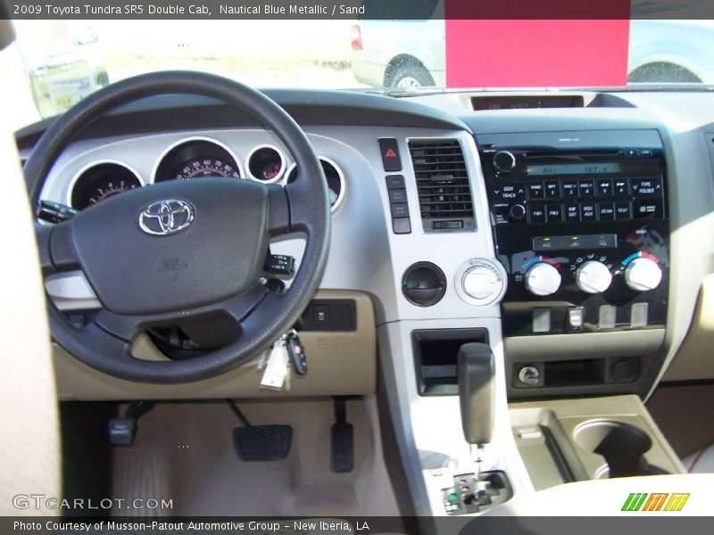 Nautical Blue Metallic / Sand 2009 Toyota Tundra SR5 Double Cab