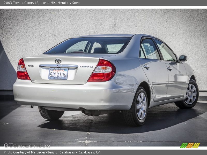 Lunar Mist Metallic / Stone 2003 Toyota Camry LE