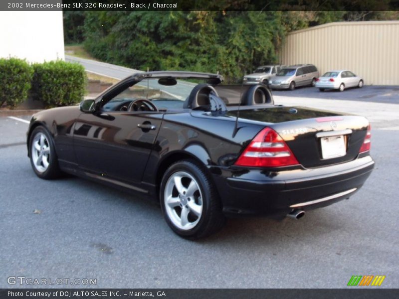 Black / Charcoal 2002 Mercedes-Benz SLK 320 Roadster