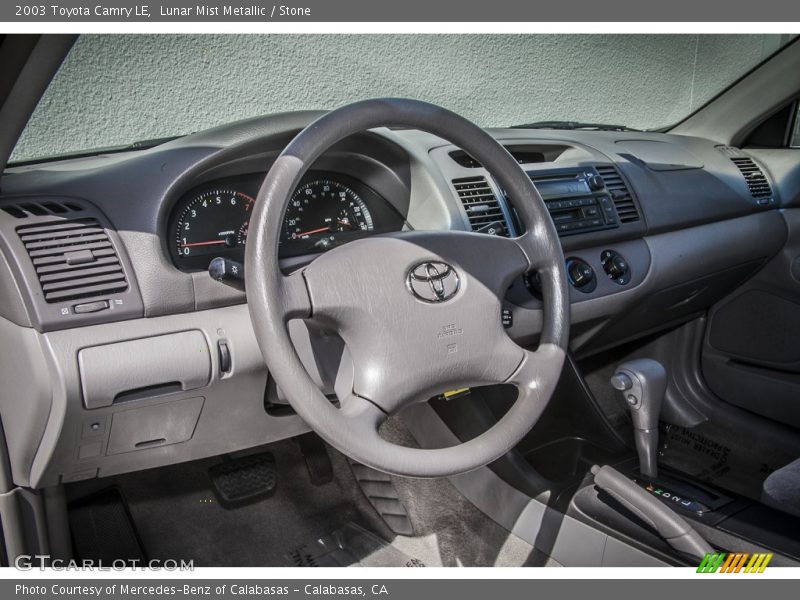 Lunar Mist Metallic / Stone 2003 Toyota Camry LE