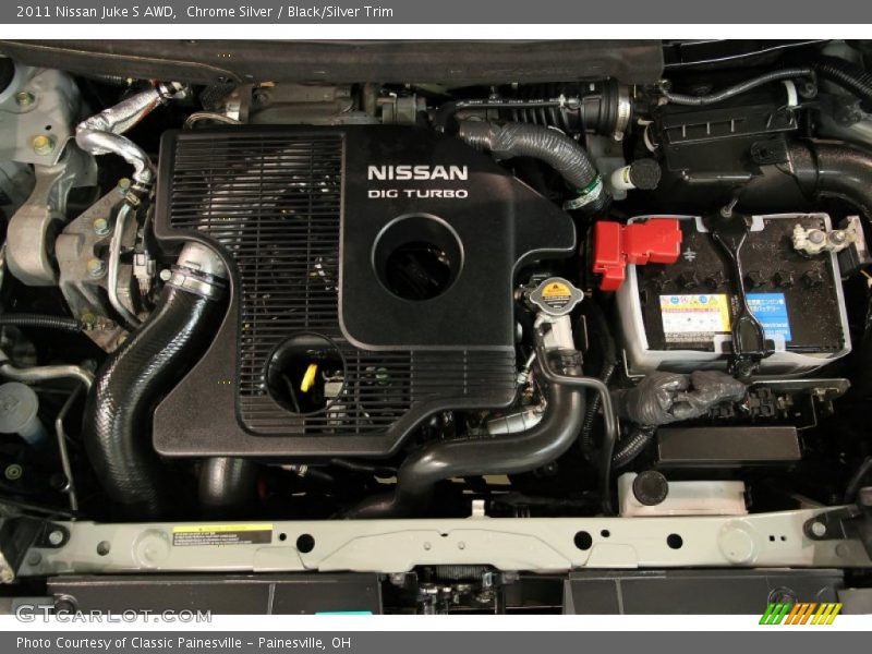 Chrome Silver / Black/Silver Trim 2011 Nissan Juke S AWD