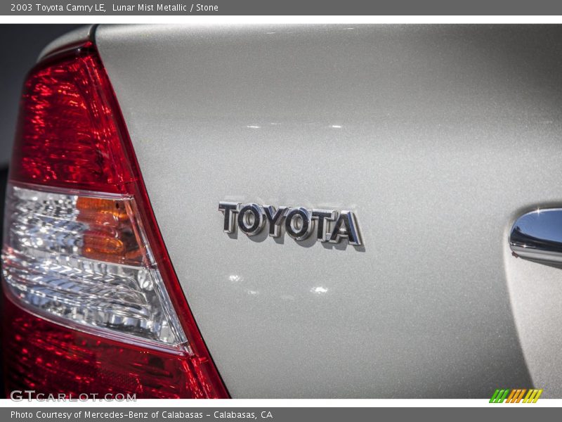 Lunar Mist Metallic / Stone 2003 Toyota Camry LE
