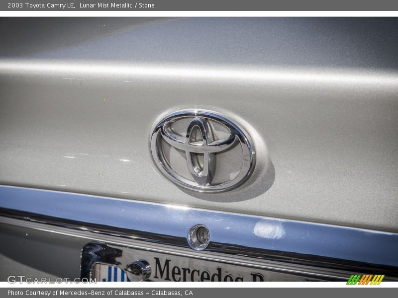 Lunar Mist Metallic / Stone 2003 Toyota Camry LE