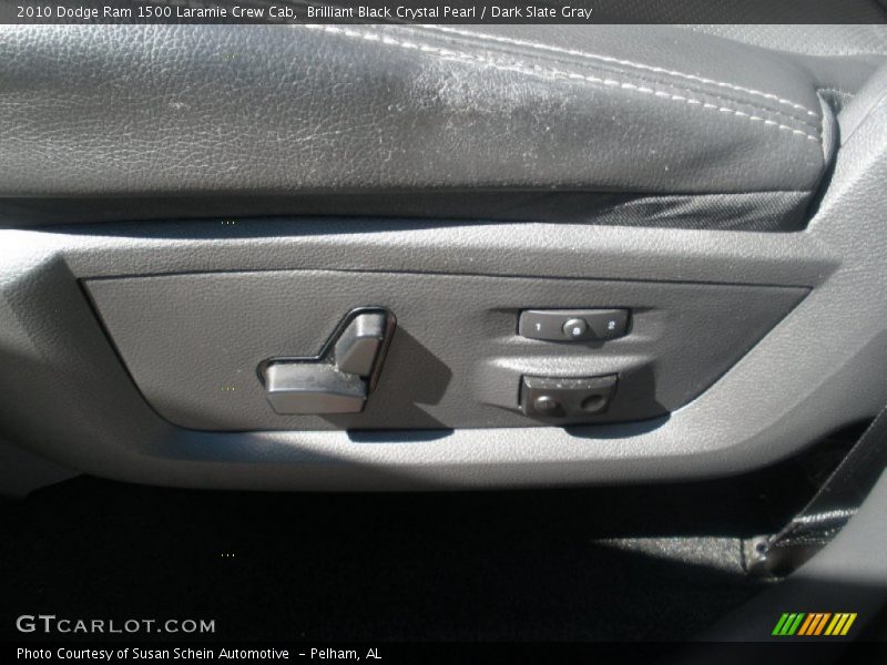 Brilliant Black Crystal Pearl / Dark Slate Gray 2010 Dodge Ram 1500 Laramie Crew Cab