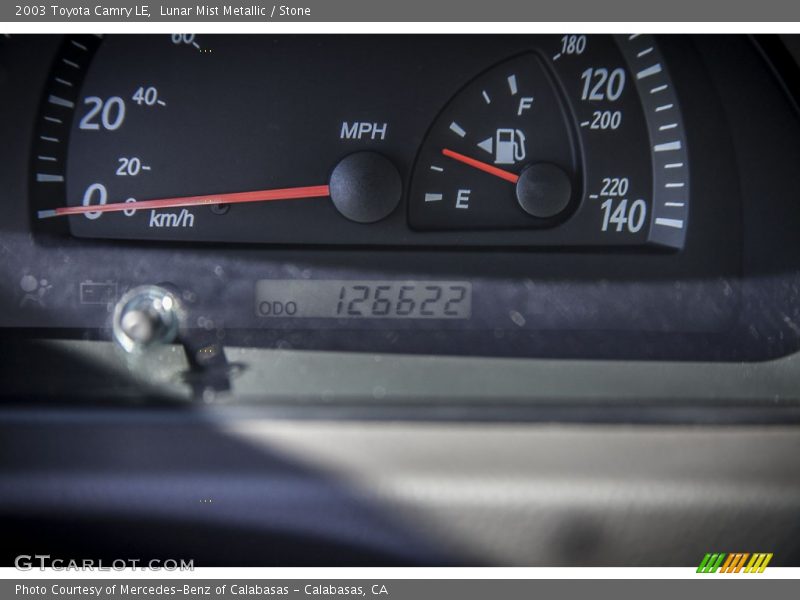 Lunar Mist Metallic / Stone 2003 Toyota Camry LE