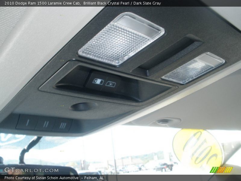 Brilliant Black Crystal Pearl / Dark Slate Gray 2010 Dodge Ram 1500 Laramie Crew Cab