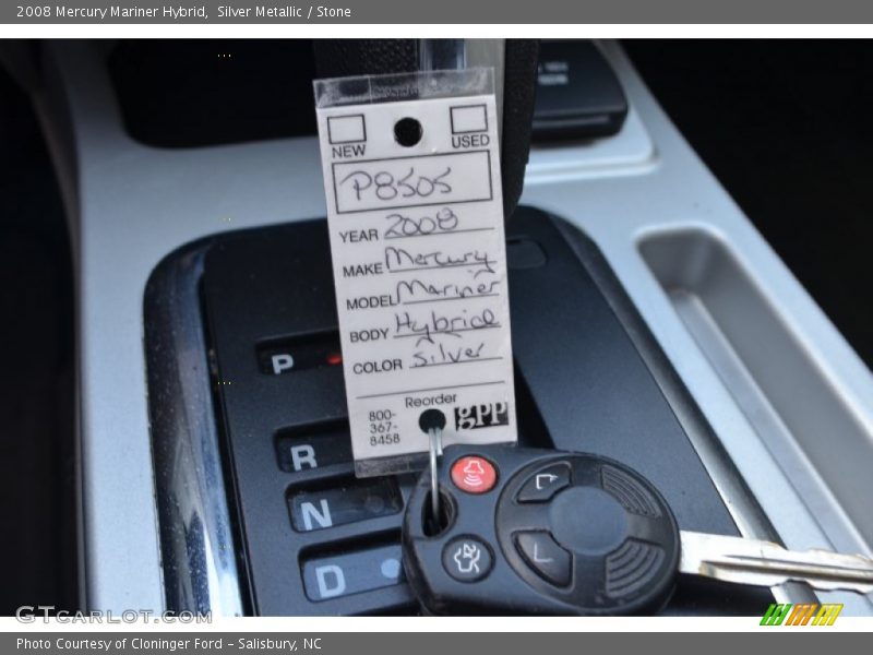Silver Metallic / Stone 2008 Mercury Mariner Hybrid