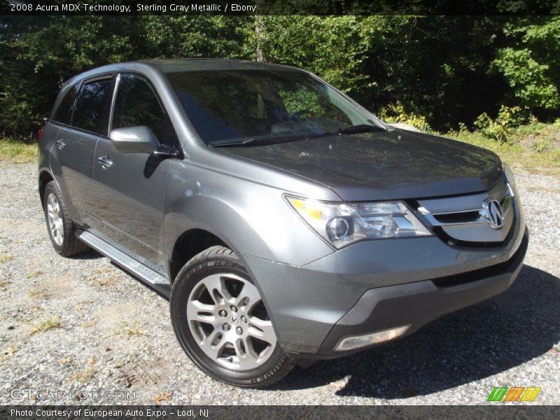 Sterling Gray Metallic / Ebony 2008 Acura MDX Technology