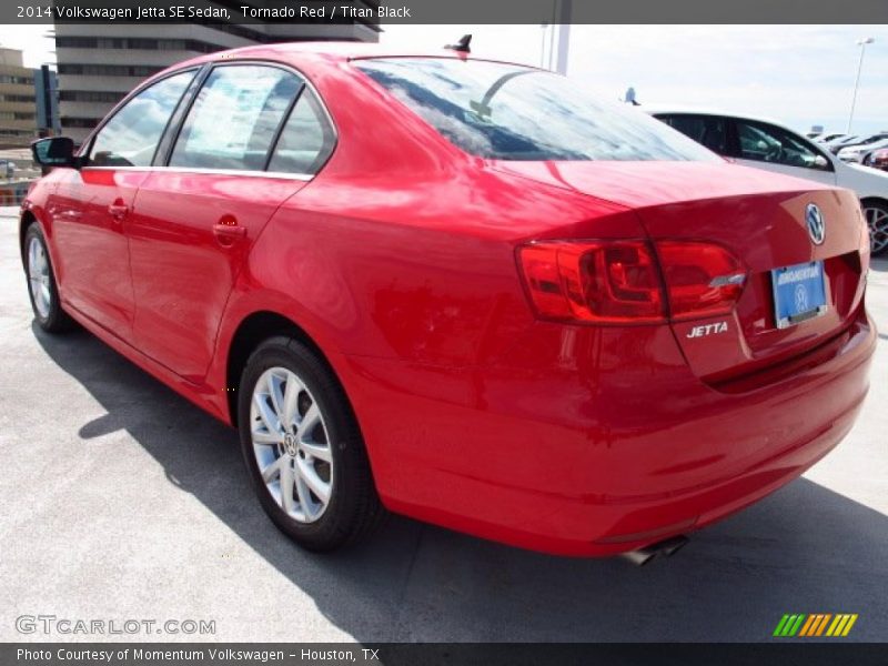 Tornado Red / Titan Black 2014 Volkswagen Jetta SE Sedan