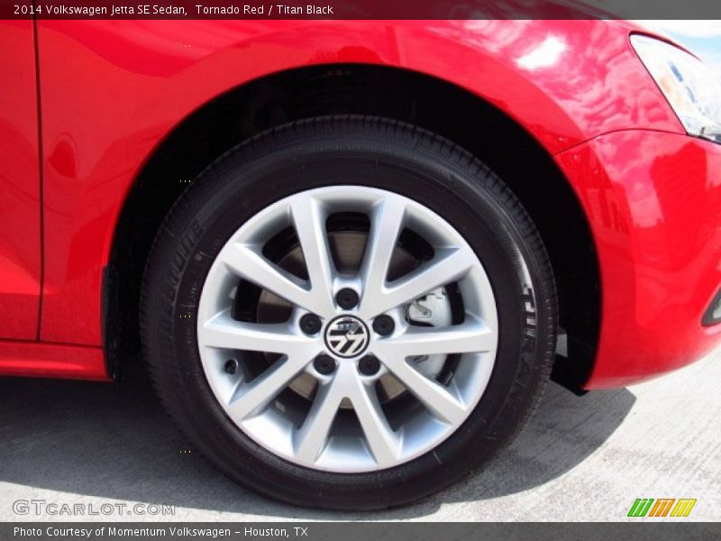 Tornado Red / Titan Black 2014 Volkswagen Jetta SE Sedan