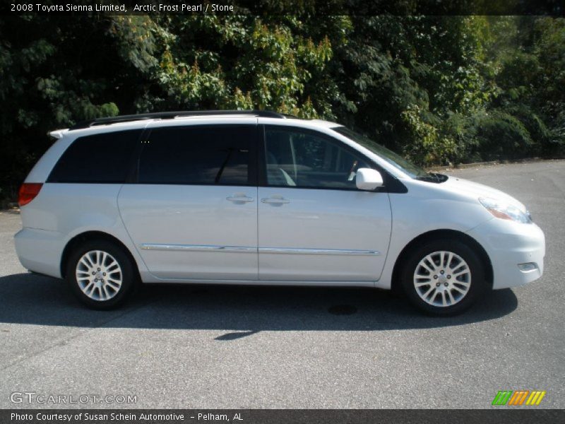 Arctic Frost Pearl / Stone 2008 Toyota Sienna Limited