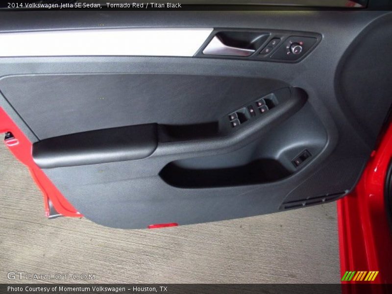 Tornado Red / Titan Black 2014 Volkswagen Jetta SE Sedan