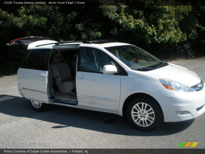 Arctic Frost Pearl / Stone 2008 Toyota Sienna Limited