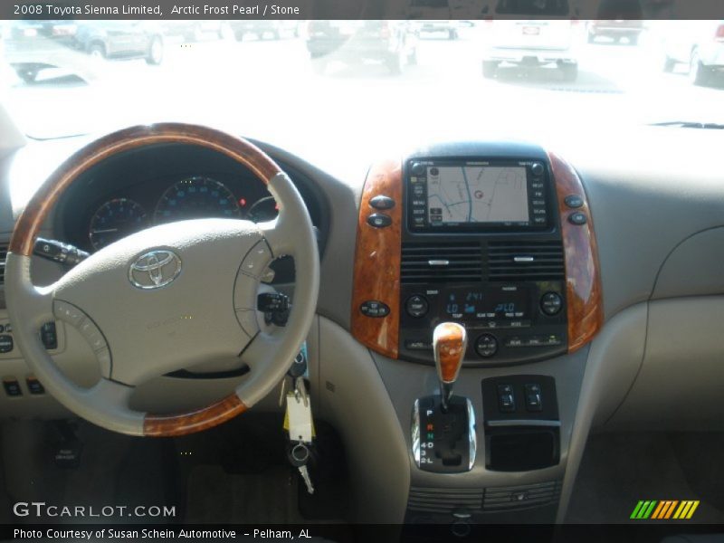 Arctic Frost Pearl / Stone 2008 Toyota Sienna Limited