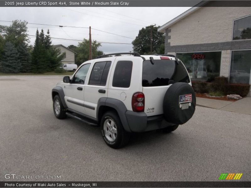 Stone White / Medium Slate Gray 2005 Jeep Liberty CRD Sport 4x4
