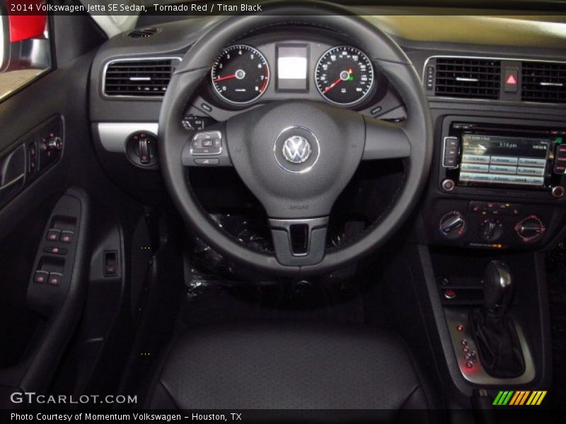 Tornado Red / Titan Black 2014 Volkswagen Jetta SE Sedan