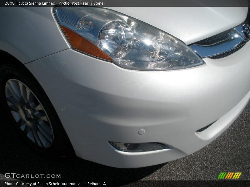 Arctic Frost Pearl / Stone 2008 Toyota Sienna Limited