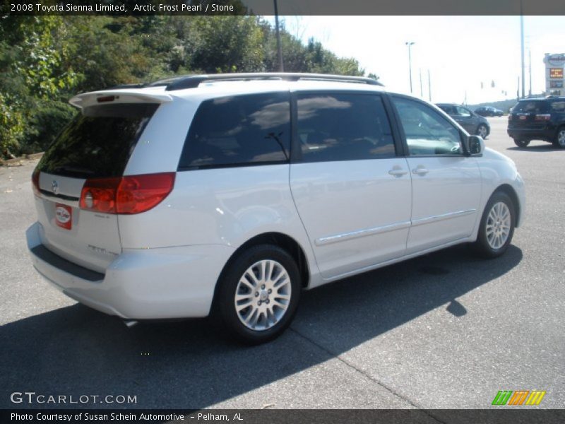 Arctic Frost Pearl / Stone 2008 Toyota Sienna Limited