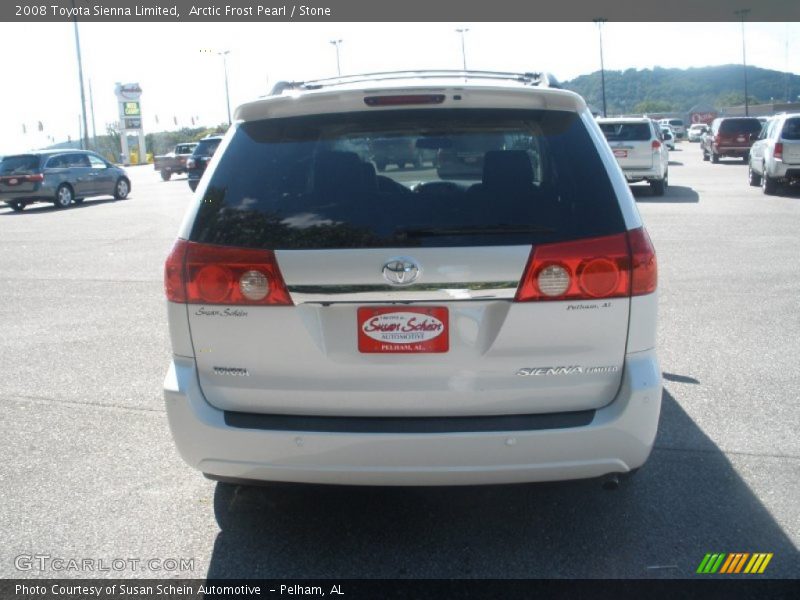 Arctic Frost Pearl / Stone 2008 Toyota Sienna Limited
