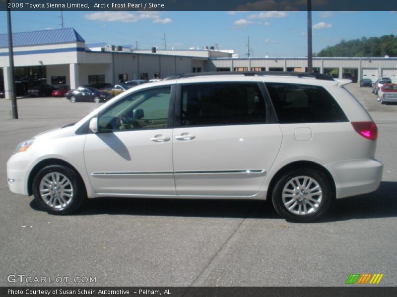 Arctic Frost Pearl / Stone 2008 Toyota Sienna Limited