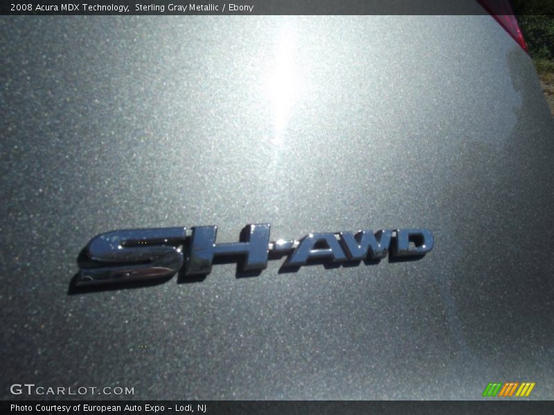 Sterling Gray Metallic / Ebony 2008 Acura MDX Technology