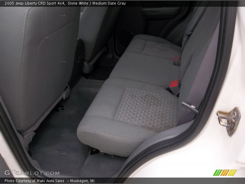 Stone White / Medium Slate Gray 2005 Jeep Liberty CRD Sport 4x4