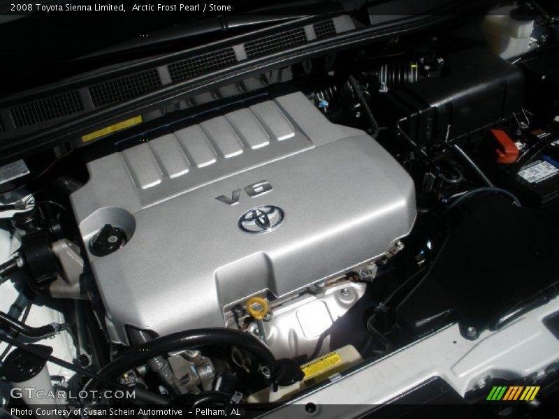 Arctic Frost Pearl / Stone 2008 Toyota Sienna Limited