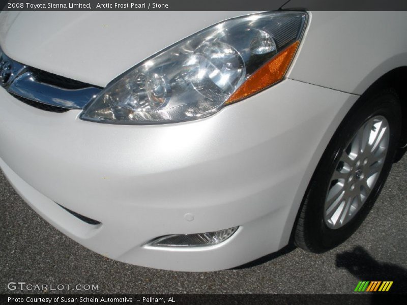 Arctic Frost Pearl / Stone 2008 Toyota Sienna Limited