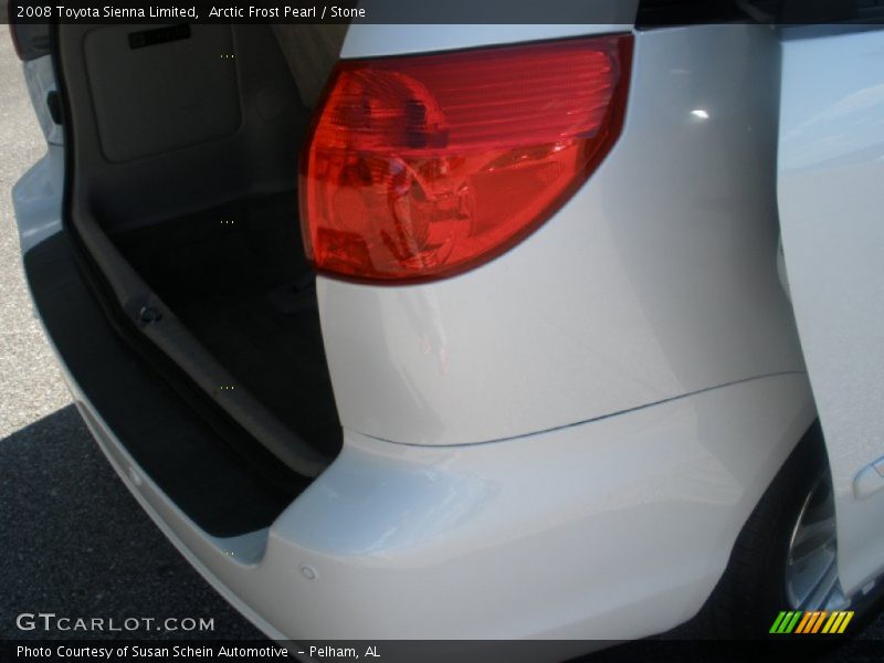 Arctic Frost Pearl / Stone 2008 Toyota Sienna Limited