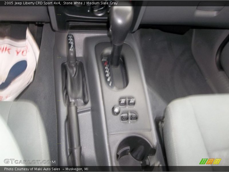 Stone White / Medium Slate Gray 2005 Jeep Liberty CRD Sport 4x4