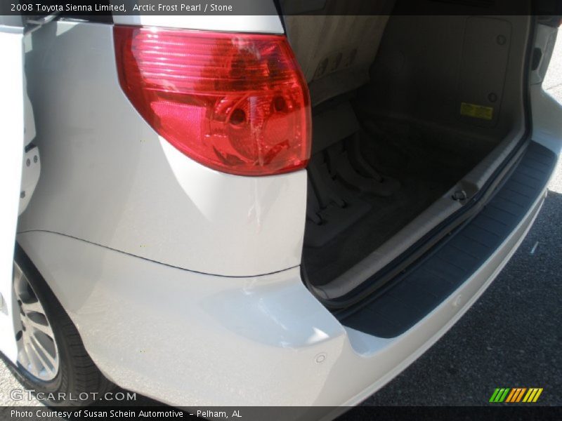Arctic Frost Pearl / Stone 2008 Toyota Sienna Limited