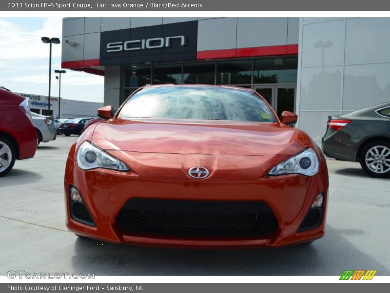 Hot Lava Orange / Black/Red Accents 2013 Scion FR-S Sport Coupe