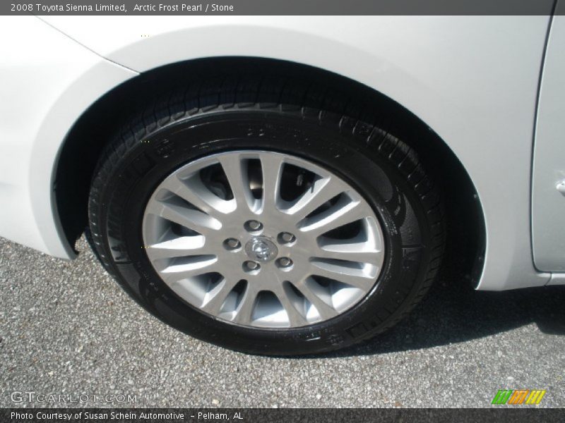 Arctic Frost Pearl / Stone 2008 Toyota Sienna Limited