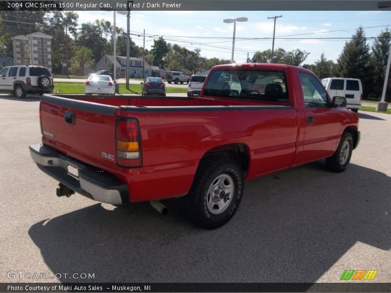 Fire Red / Dark Pewter 2004 GMC Sierra 1500 Regular Cab