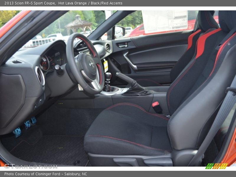 Hot Lava Orange / Black/Red Accents 2013 Scion FR-S Sport Coupe
