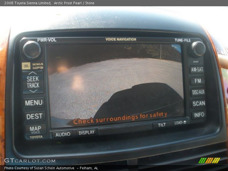 Arctic Frost Pearl / Stone 2008 Toyota Sienna Limited