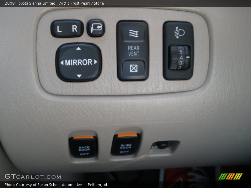 Arctic Frost Pearl / Stone 2008 Toyota Sienna Limited