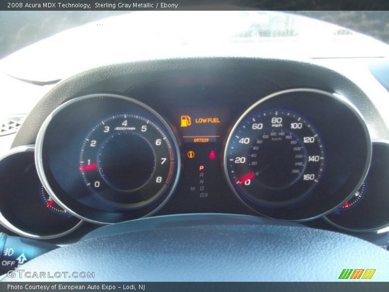 Sterling Gray Metallic / Ebony 2008 Acura MDX Technology