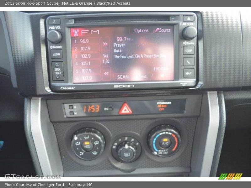 Hot Lava Orange / Black/Red Accents 2013 Scion FR-S Sport Coupe