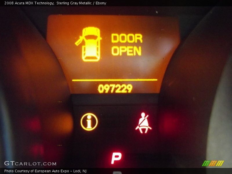 Sterling Gray Metallic / Ebony 2008 Acura MDX Technology