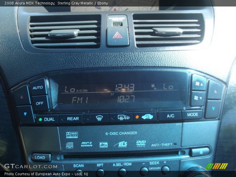 Sterling Gray Metallic / Ebony 2008 Acura MDX Technology