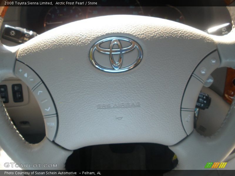 Arctic Frost Pearl / Stone 2008 Toyota Sienna Limited