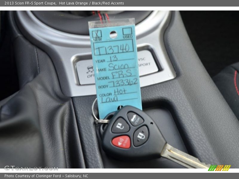 Hot Lava Orange / Black/Red Accents 2013 Scion FR-S Sport Coupe