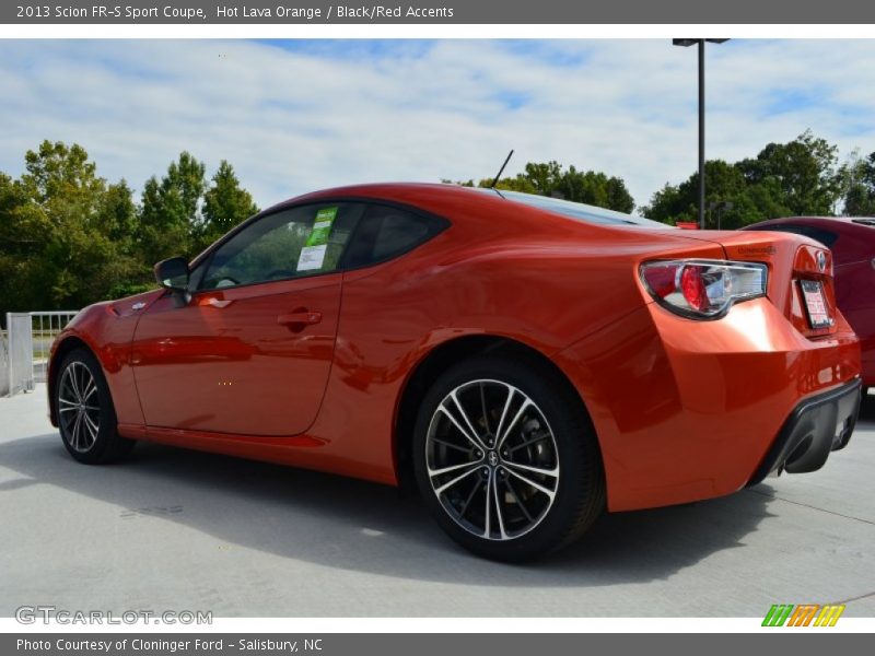 Hot Lava Orange / Black/Red Accents 2013 Scion FR-S Sport Coupe
