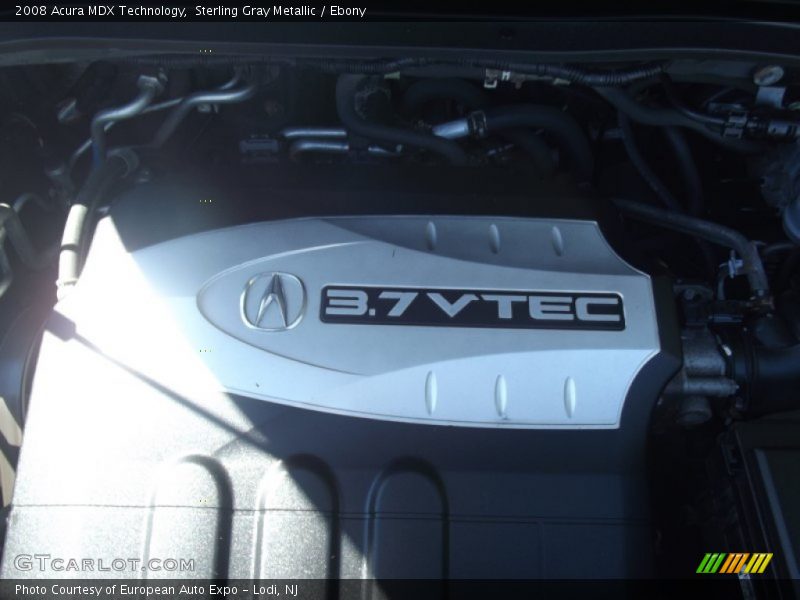 Sterling Gray Metallic / Ebony 2008 Acura MDX Technology