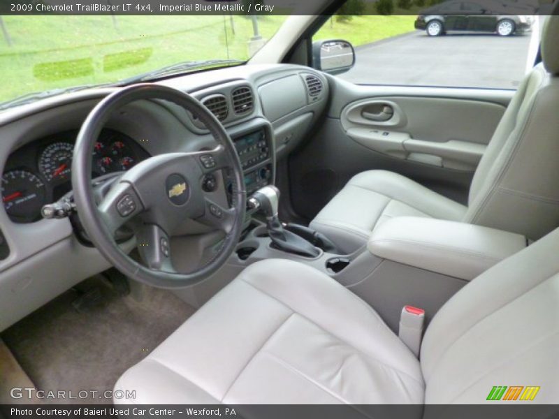 Imperial Blue Metallic / Gray 2009 Chevrolet TrailBlazer LT 4x4