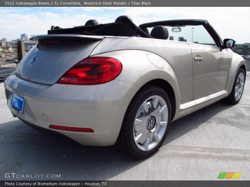 Moonrock Silver Metallic / Titan Black 2013 Volkswagen Beetle 2.5L Convertible