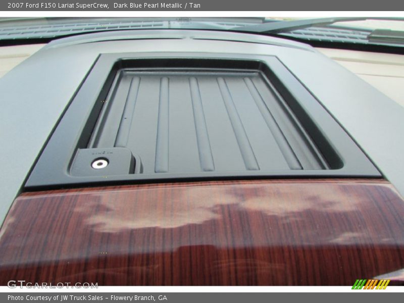 Dark Blue Pearl Metallic / Tan 2007 Ford F150 Lariat SuperCrew